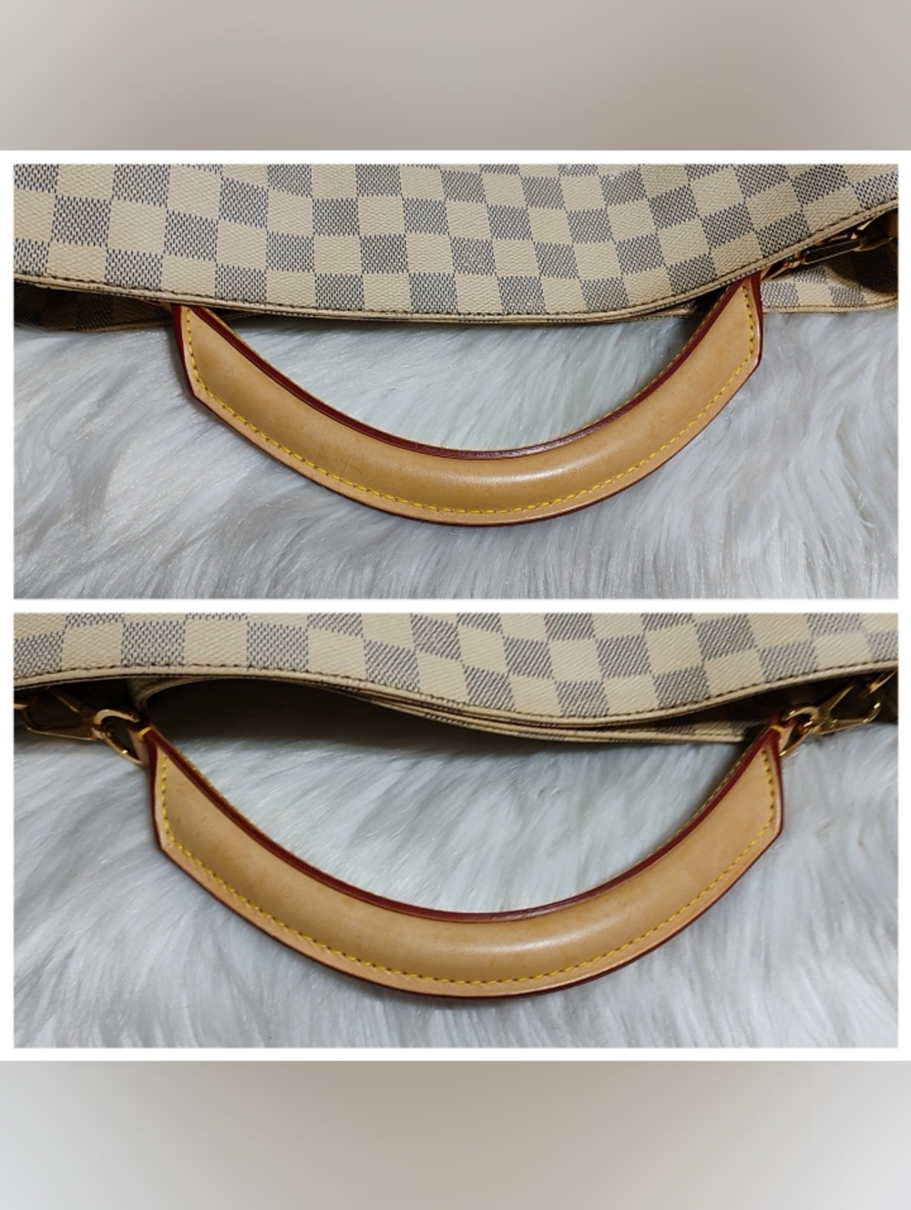 SALE! Louis Vuitton Damier Azur Sophie 2/Way Shoulder Bag W/DB & Strap - Picture 10 of 16
